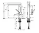 Змішувач з донним клапаном HANSGROHE FINORIS 76060000 - зображення 2