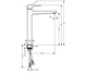 Змішувач високий HANSGROHE METROPOL 32512670 - зображення 2