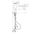 Смеситель с выдвижным изливом HANSGROHE ZESIS 74804800 - изображение 2