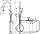 Смеситель для фильтрованной воды HANSGROHE AQITTURA M91 76803000 - изображение 2