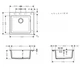 Кухонная мойка HANSGROHE S51 S510-F450 43312380 - изображение 2
