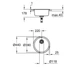 Мойка круглая 44 см GROHE K-SERIES K 200 31720SD0 - изображение 2