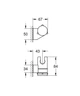 Настенный держатель лейки GROHE TEMPESTA 275952431 - изображение 2