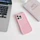 Чехол на iPhone 15 Pro Max / для айфон 15 про макс с кошачьими ушками и ремешком Pink - изображение 4
