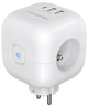 Rozgałęźnik sieciowy Qoltec Power Cube 3x AC + 2x USB + 1x USB-C PD 20W White (5901878525488) - obraz 4