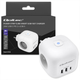 Rozgałęźnik sieciowy Qoltec Power Cube 3x AC + 2x USB + 1x USB-C PD 20W White (5901878525488) - obraz 7