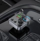 FM-трансмиттер Hoco E86 Alegria 48W dual port PD30W+QC3.0 car BT FM transmitter Black - изображение 4