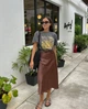 Женская юбка Fashion YSBF1362Brown 42-44 Коричневая (2000000907079) - изображение 3