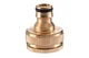 Адаптер латунный Intertool-Storm - на коннектор 1/2" с внутренней резьбой 3/4" и 1" (GE-1211) - изображение 4