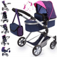 Wózek dla lalki Bayer Design City Neo 18154AA Granatowo-różowy (4003336181548) - obraz 10