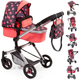 Wózek dla lalki Bayer Design Combi Neo Vario 18405AA Czerwony (4003336184051) - obraz 10