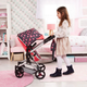 Wózek dla lalki Bayer Design Combi Neo Vario 18405AA Czerwony (4003336184051) - obraz 14