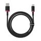 Кабель Baseus Dura Series Cable USB to Type-C 60W 1m P10377802U01-01 Black-Red - зображення 3