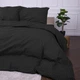 Простирадло на гумці MirSon Ranforce Elite 17-0611 Stripe Black 120 х 190 см (2200008200268) - зображення 4