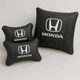 Комплект подушек в авто для поясницы и подголовника с логотипом HONDA - изображение 1
