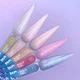 Полигель LUNAmoon для наращивания Poly Gel №15, персиковый с шиммером, 30 мл - изображение 2