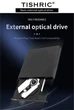 Внешний USB 3.0 DVD CD Тонкий оптический привод для чтения компакт дисков плеер ДВД проигрыватель - изображение 5