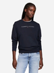 Світшот жіночий Tommy Hilfiger DW0DW17323-C1G XS Темно-синій (8720645890904) - зображення 1