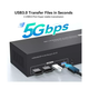 KVM-перемикач 3x3 з 4 портами 8K60Hz USB 3.0 HDMI Black (R3871) - зображення 4