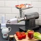 Мясорубка электрическая Magio MG-271 2600 Вт серая - изображение 2