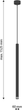 Żyrandol wiszący DPM SL-1284 G9 Black/Gold (5906881231135) - obraz 2