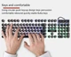 Игровая клавиатура FOREV FV-Q90 мембранная 87 клавиш радужная rgb - изображение 1