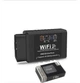 Диагностический автомобильный сканер ELM327 OBD2 WIFI для авто с wifi рабочее напряжение 9-16 В - изображение 1