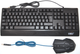 Клавиатура LED GAMING KEYBOARD + Mouse M-710 4958 мембранная 2400 dpi - изображение 2
