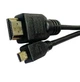 Кабель мультимедійний HDMI A -> Micro HDMI D 50 см (0.5м) 1.4v 2К FULL HD 1080P Чорний - зображення 4