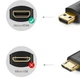 Кабель мультимедійний HDMI A -> Micro HDMI D 50 см (0.5м) 1.4v 2К FULL HD 1080P Чорний - зображення 9