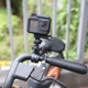 Крепление на вел руль для экшн-камер GoPro Hero DJI Action Insta360 Ace SJCAM EKEN и 1/4″, держатель 18–28 мм с шарнирной головкой (32692) - изображение 3