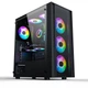 Корпус для игрового ПК MARVO CA-123, Micro ATX/ATX/ITX, без БП, поддержка до 8 вентиляторов, Черный - изображение 1