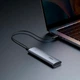 Кишеня для SSD Baseus FlyJoy B00760600811-01, зовнішній корпус для M.2 NVMe до 8TB, алюмінієвий, швидкість до 1 ГБ/с - зображення 9