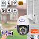 Уличная камера для наружного видеонаблюдения с записью TY TUYA Wifi Smart Camera C18 беспроводная белая (6525) - изображение 5