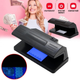 Апарат для перевірки грошей UV Light Money Detector M318 220V детектор валют портативний чорний (6587) - зображення 5