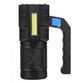 Акумуляторний світлодіодний ліхтарик TORCH BL-X508 з ручкою чорний (7108) - зображення 4