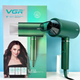 Компактный профессиональный дорожный фен VGR V431 с холодным обдувом мощностью 1800 Вт зеленый (7495) - изображение 2