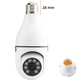 Камера-лампа для домашнего видеонаблюдения B&G CAM L1 E27 WIFI IP 360/90 поворотная высокого разрешения белая (6702) - изображение 4