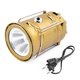 Лампа-фонарь туристический Camping SX-5800T Solar кемпинговый фонарь с солнечной панелью золотой (6007) - изображение 1
