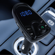 Автомобильный FM трансмиттер INCAR M1 модулятор с Bluetooth microSD 2 USB FM-передатчик для авто черный (5517) - изображение 2