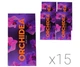 Салфетки косметические трехслойные в коробке Grite Orchidea Упаковка 15 шт. х 100 шт. - изображение 1