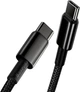 Кабель Baseus Tungsten Gold Type-C to Type-C 100W 2 м Black (CATWJ-A01) - изображение 6