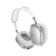 Наушники HOCO Happiness ANC noise reduction BT headphones W55 Plus |BT5.4, 65-90h, AUX/TF| Серебристые - изображение 2