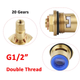 Кран букса картридж латунный керамический для садового декоративных крана - изображение 4