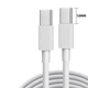 Кабель з подовженим конектором 10 мм для захищених смартфонів Type-C M/M White, 1 м (48870) - зображення 1