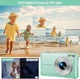 Фотоаппарат DPFIHRGO DC403 44Мп / CMOS / 16Х зум / Бирюзовый Б/В - изображение 5