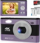 Фотоапарат Vmotal 48Мп / CMOS / 4K 30fps / 18Х зум / Фиолетовой Б/В - изображение 1