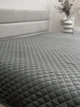 Покрывало Ecotton Nid Grey Двуспальное 200x220 см Стеганое Полисатин (25179_000) - изображение 1