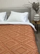 Покривало Ecotton Jacuard Orange Євро 200x220 см Стьобане Полісатин (25215_000) - зображення 5