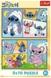 Zestaw Puzzle Trefl Lilo and Stitch ze Stitchem nie ma nudy 2 x 70 elementów 34444 (5900511344448) - obraz 4